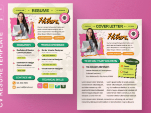 Vibrant Creative CV Resume