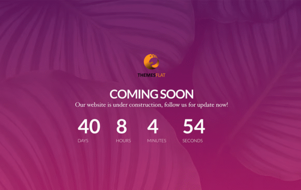 Coming Soon Widget for Elementor